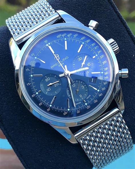 breitling transocean blue limited edition